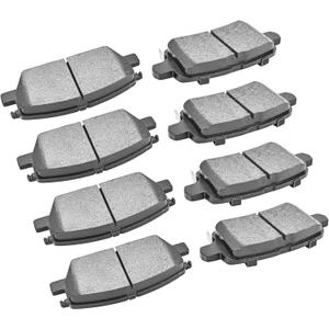 8pcs Front Rear Brake Pad for 2017-2019 Buick LaCrosse, for 2018-2019 Buick Regal, for 2018-2019 Chevy Equinox, for 2016-2019 Chevy Malibu, for 2018-2019 GMC Terrain
