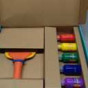 Educational Insights Squeegee Art Kit - DIY Crafts for Kids Ages 4-8, Squeegee Painting Kit for Kids, Arts and Crafts Projects, Mess Free Art Activities, Fun Craft Kits, Paint Supplies Included
