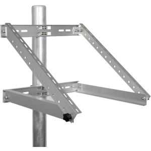 Solar Panel Mounting Bracket Pole Mounts Kit Up to 30W (Pole not Included) Solar Panel Mounting Bracket Pole Mounts Kit Up to 30W (Pole not Included)