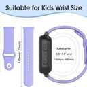 6 Pack Silicone Sport Bands Compatible with Gizmo Watch 3 Adventrue 3 2 1/Gabb Watch 3e 3 2 1/SyncUP Watch/Cosmo JrTrack Watch Band, 20mm Soft Breathable Replacement Strap