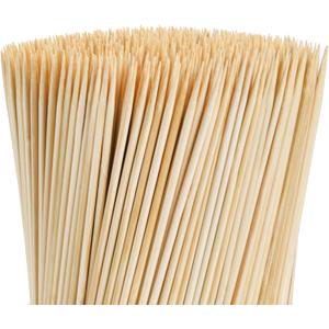 Fasmov Bamboo Skewer Sticks, 1000 Pack 12 inches Barbecue Kabob Skewers for Grill, BBQ, Kebab, Marshmallow Roasting or Fruit Sticks