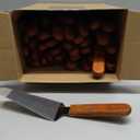 Yinkin 40 Pack Pie Server Pizza Spatula Stainless Steel Pie Spatula Wood Handle Easy to Grip Cake Cutter Slicers Utensils, 9.8 x 2.4 Inches