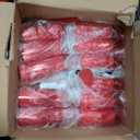 23-Pack Red Acrylic Flameless LED Candles with Remote Control - Realistic Flickering Battery - Operated Candles for Valentine's Day, Home Decor, Weddings, and Parties.