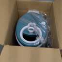 Ubbi Stainless Steel Diaper Pail, Odor Locking, No Special Bag Required, Award-Winning, Registry Must-Have, Open Water