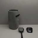 Litter Genie Plus Pail (Silver) | Cat Litter Box Waste Disposal System for Odor Control | Includes 1 Square Refill Bag
