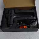 TOLOCO Massage Gun, Upgrade Deep Tissue Back Massager with 10 Replacement Heads, Percussion Massage Guns for Athletes for Pain Relief, Super Quiet Electric Massager for Christmas Gift, Carbon