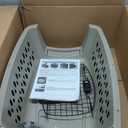 Petmate Vari Dog Kennel Portable Carriers & Crates for Smaller Dogs or Puppies and Pets 10 to 20 lbs, Airline-Friendly Plastic Pet Carrier Home and Travel, 24" Long, Taupe & Black, 24 x 16.7 x 14.5