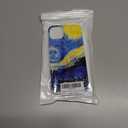 for iPhone 14 Plus Case for Girl Women Men,Shockproof Thin Slim Soft TPU Clear Protective Phone Case Cover with Design for iPhone 14 Plus 6.7,Famous Painting Van Gogh Starry Night