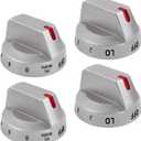 DG94-03500V DG94-03500W for Samsung Electric Stove knobs Replacement,DG94-03500A/Z (4PCS) for Samsung Stove Knob Replacements Compatible with NE63T8111SS/AA NE63T8311SS/AA