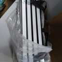 Dog Ramp for Car, Extra Wide Dog Stair for Large Dogs Car, Pet Steps Light Weight Aluminum Foldable Dog Steps for Cars and SUV,High Beds, Trucks, Supports up to 200 lbs