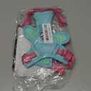 PHOEPET No Pull Dog Harness, Unique Colors Reflective Adjustable Dog Vest, with Soft Training Handle Metal Clips for Small Medium Large Dogs (Mint Green Base & Pink Straps,XS)