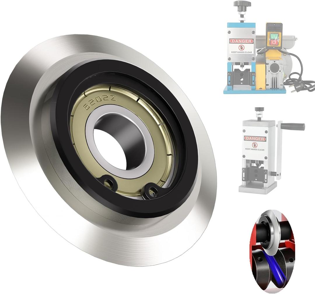 Upgraded replacement blade for copper wire stripping machine,Outer diameter is 2.52inch(64mm),Powered Cable Stripper Cutters built-in Bearing 0.59in ID. x 2.52in OD.(15mm ID. x 64mm OD.)