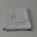 N9R 60PCS White Square Plastic Plates, 30 Dinner & 30 Dessert Plates Heavy Duty, Fancy Disposable Plates for Party, Wedding and other Events