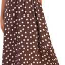 Simplee Womens Spaghetti Strap Maxi Dress Summer Casual Boho Smocked Flowy Long Sundress Beach Vacation Wedding Guest, medium