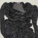 BelleLovin Women's Sexy Sheer Long Sleeve Cardigan See Through Mesh Cover Up (Black, X-Large)
