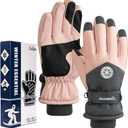 Skiing Gloves, Affordable Ski Gloves for Men & Women, Winter Glove Waterproof Windproof, Thermal Ski Gloves for Cold Weather with Warm, Snowboarding & Winter Sports, Cold Weather Comfort