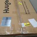 Huuger Computer Desk, 63 Inch Office Desk, Gaming Desk with Storage, Writing Desk Work Desk for Home Office, Study, Modern Simple Desk, Large Legroom, Metal Frame, Rustic Brown and Black