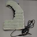 Heated Toilet Seat Cover,USB Powered Toilet Seat Warmer with Charger,5-Speed Adjustable Temperature and Timing Function,Levels Toilet Seat Cover with Soft Plush Fabric,Easy To Clean (Green)