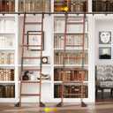 4FT Extention Aluminum Sliding Track for Rolling Library Ladder