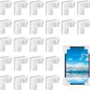 24Pcs Edge Foam Protection Corners for TV Frame Photo Mirror,Packing Foam Corner Protectors for Shipping Moving Foam Packing Material for Shipping