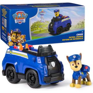 PAW Patrol, Chases Patrol Cruiser, Toy Car with Collectible Action Figure, Sustainably Minded Kids Toys for Boys & Girls Ages 3 and Up