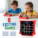 Electronic Light-Up Activity Pad for Kids Ages 6-12+ | 8-in-1 Handheld Game | Brain & Memory Games | Great Gift Ideas for Boys and Girls. Focus Training | Educational Travel Toy