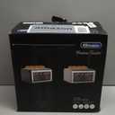 4 Slice Toaster Touch Screen, Stainless Steel Toasters Digital Timer, Dual Control Panel Toasters, 8 Shade Settings 6 Bread Types for Bagel, Cancel, Defrost 1650W, Black