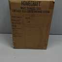 HomeCraft 3-Quart White Stainless Steel Caf' Iced Tea And Iced Coffee Brewing System, 12 Cups, Strength Selector & Infuser Chamber, Perfect For Lattes, Lemonade, Flavored Water, Large Pitcher