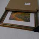 euwazram Suede 11x15 Frame - Single Frame, Christmas Elegant Green 11 x 15 Poster Frame with Mat for 8.5x11, 11x15 Picture Frames for Artwork, Puzzles, Photos and Movie Posters