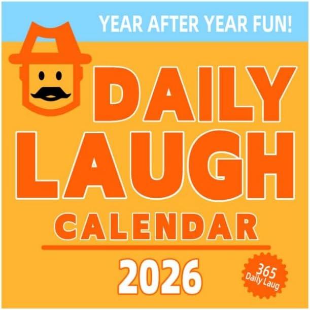 2026 Daily Laughs Calendar: 365 Fresh Jokes with Memo Space on Back  Fun Desk Calendar for Office & Home (DAILY LAUGH)