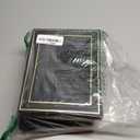 25 Pack Paper Picture Frames with Easel 5X7 Inch Cardboard Photo Frame Cards Bulk Paper Photo Frame for Thanksgiving Christmas Wedding Birthday Classroom DIY Fall Decor - Black with Gold Trim