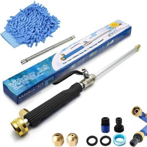 Jet Sono Power Washer, Jetson High Pressure Washer, Jetsono 2-in-1 High Pressure Power Washer, with 2 Jet Different Nozzle and Hose Quick Connectors(Black)