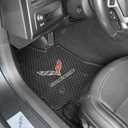 Lloyd Mats Custom-Fit All-Weather Rubber Floor Mats for Corvette C7 2014-2019 2pc Set