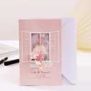 LOVEANNA Pretty Handmade Flower Elegant Baby Girl Shower Birthday Thank You Wedding Cards with Envelopes Floral Bridal Shower,4x6 Inches,4 Combinations