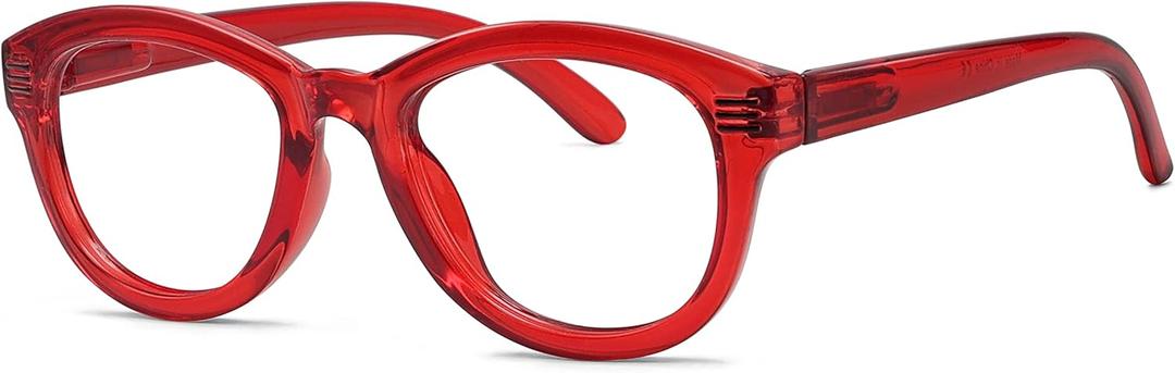 Eyekepper Cat Eye Reading Glasses for Women Oversize Ladies Readers - Red +2.25 Eyekepper Cat Eye Reading Glasses for Women Oversize Ladies Readers - Red +2.25