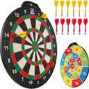 18 inch Magnetic Dart Board Set for Kids, Indoor Outdoor Game Dart Game with 12 Darts, Dartboard Toys Gifts for 8 9 10 11 12 Year Old Boys