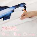 Janzaa MY PENGUIN Love Blanket - Beige Throw Wedding Anniversary Blanket for Men Women Boyfriend Couple - Romantic I Love You Gifts for Him/Her Birthday, Wedding, Valentines, Mothers Day 50'' x 60''