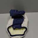 Fleece Lining Extra Warm Dog Hoodie in Winter for Small Dogs Jacket Puppy Coats with Hooded,Beige and Blue M (Medium (Pack of 1))