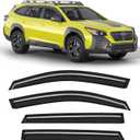 Out-Channel Window Rain Guards for Subaru Outback 2020-2024 2025 | Goholy,Low-Profile,Rain Guard,Side Window Visors,Extra-Thick,Vent Visor,Window Deflectors,Tape-on,Vent Shades,Car Accessories