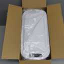 Cesun Automatic Motion Sensor Bathroom Trash Can with Lid, 2.6 Gallon Touchless Trash Bin, Smart Plastic Slim Garbage Can Small White Wastebasket for Toilet, Office, rv, Bedroom, Living Room