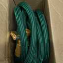 Garden Hose 25 ft NON-EXPANDABLE Water Hose, Flexible & Lightweight Kink Resistant Hybrid Hose, Leak-Proof Heavy Duty, Super Durable Fabric with 3/4" Solid Brass Connectors