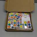 24 Pack Valentines Day Gifts for Kids Valentine Cards Watercolor Paint Bulk Valentine’s Greeting Cards Party Favors Classroom Treats Exchanges DIY Mini Paint Set for Boys Girls Preschool Toddlers