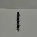 AceMining 5 Racks and 4 Hooks Mop and Broom Holder Wall Mount, Broom Organizer Storage Tool Racks Stainless Steel Heavy Duty Hooks Self Adhesive Solid Non-slip for Home Kitchen Garden Laundry Garage