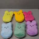 6 Inch Easter Bunny Plush Toy, Easter Basket Stuffer, Party, Holiday Favors (6Pcs)