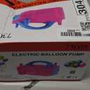 Electric Balloon Pump, Portable 2 Modes Balloon Blower Machine with 14 Balloon Arch Kits, Air Pump for Balloon, Balloon Inflator for Party Decoration (Rose red)