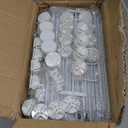 Shoe Storage,48 Pairs Shoe Rack Organizer for Closet Shoe Cabinet with Door Shoe Shelves for Closet,Entryway,Hallway,Bedroom (Frosted Door-White)