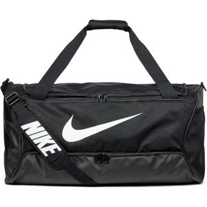 Nike Unisex Adult Brasilia 9.5 Training Duffel Bag (Large, Black/Black/White)