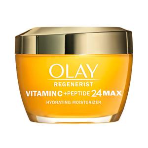 Olay Vitamin C MAX Face Moisturizer, Brightening Cream for Women, Hydrating, Evens Tone, Dark Spot & Hyperpigmentation Reduction, Glowing Skin Care - Niaciniamide, Peptides 1.7 Oz (1.7 Ounce (Pack of 1))