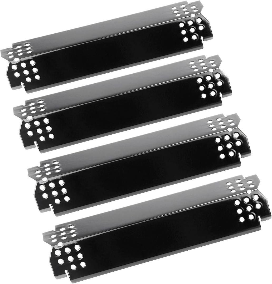 Grill Heat Plates Replacement Parts for Nexgrill, Porcelain Steel Heat Tents for Home Depot Nexgrill 4 Burner Gas Grill, 14.6" Flame Cover Replacement Parts for Nexgrill 720-0830H