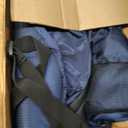 Thorza Drawstring Backpack, Water-Repellent, Shoe Compartment, Navy Blue, Large